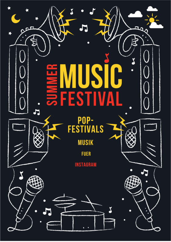 Pop-Frstivals - Musik für Instagram.  Bastian Schulz